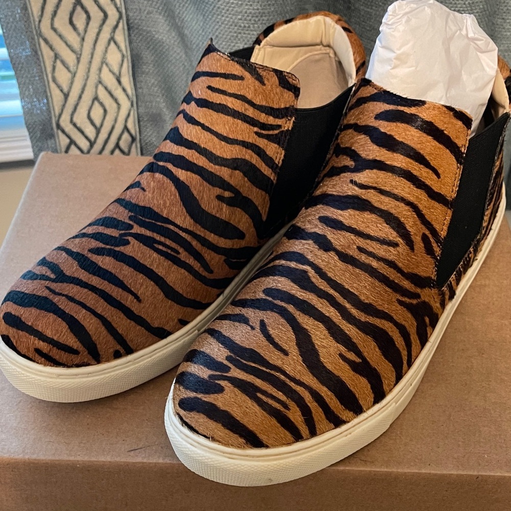Coconuts by Matisse Brown and Black Animal Print Sneakers